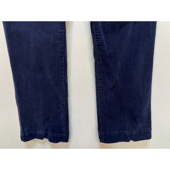 Talbots Women's Straight Leg Corduroy Curvy Jeans Stretch Size 8 Blue Mid Wash - Picture 7 of 12